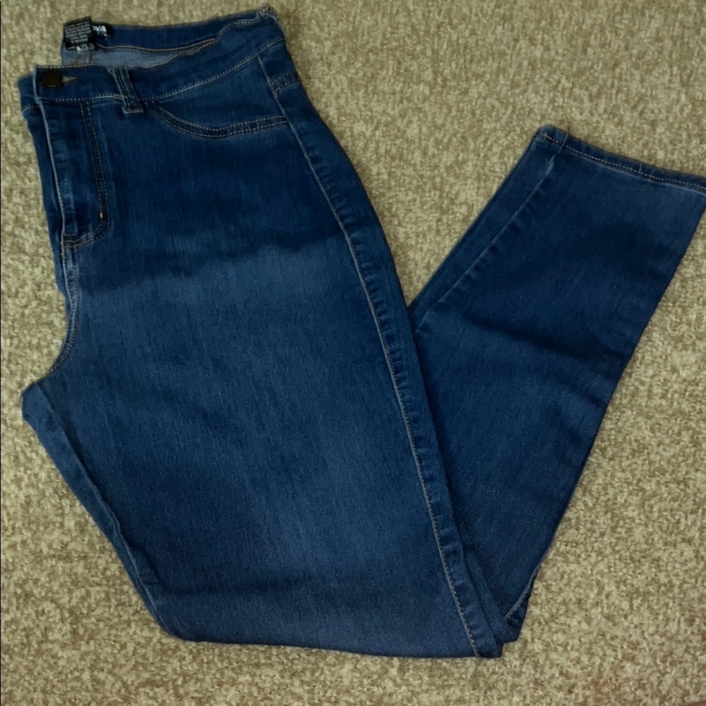 Dark Blue Denim Jeans